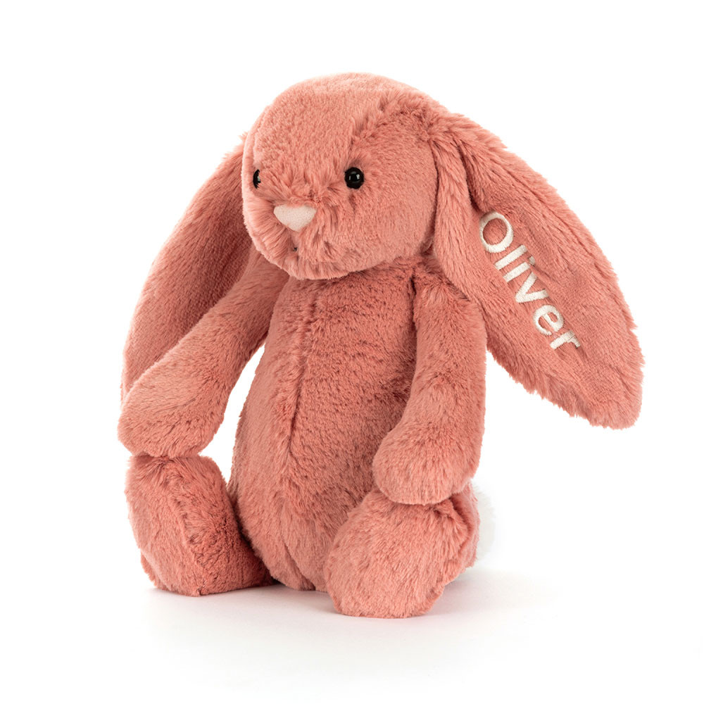 Personalized Bashful Sorrel Bunny Medium